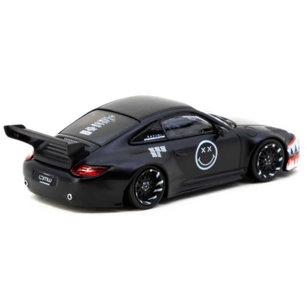 Tarmac Works 1/64 Old & New 997 Matte Black - HOBBY64 - Görsel 2