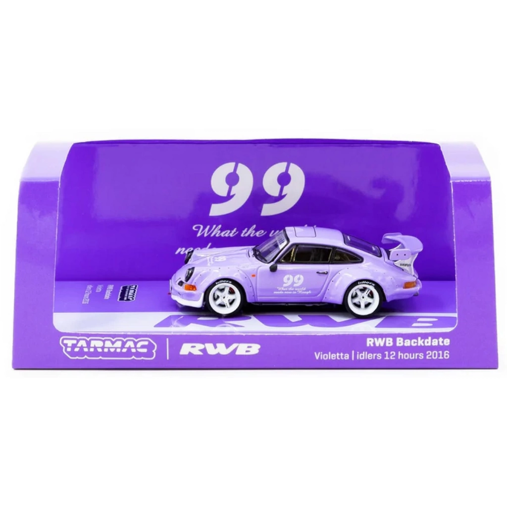 Çocuk Tarmac Works 1/64 RWB Backdate Violetta idlers 12 hours 2016 - Görsel 3