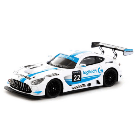 Çocuk Tarmac Works 1:64 X Logitech Mercedes AMG GT3 Logitech G Race with Plastic Truck Packaging