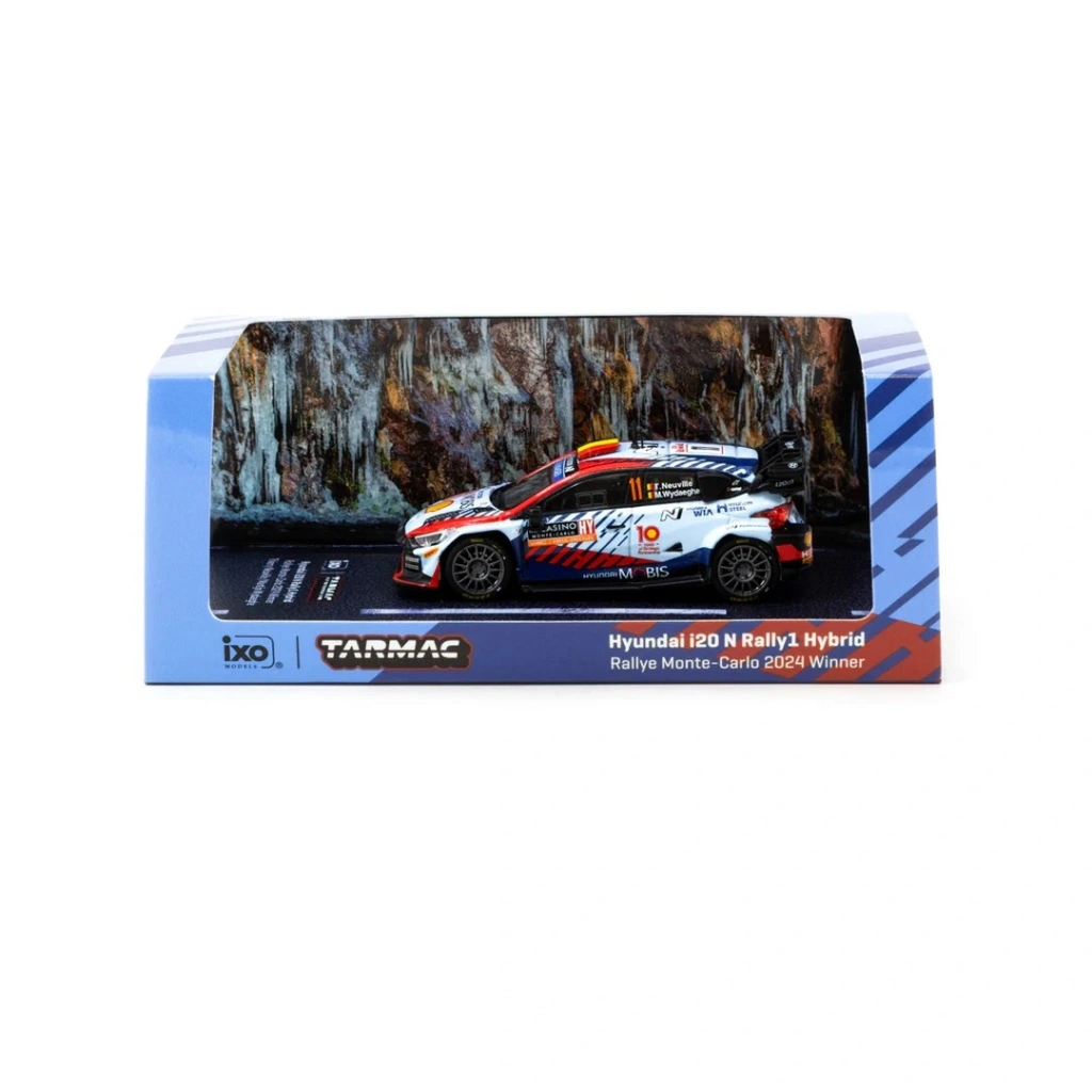Eğitici Oyuncak Tarmac Works X iXO Models 1/64 Hyundai i20 N Rally1 Hybrid Rallye Monte-Carlo 2024 Winner #11 - Görsel 2