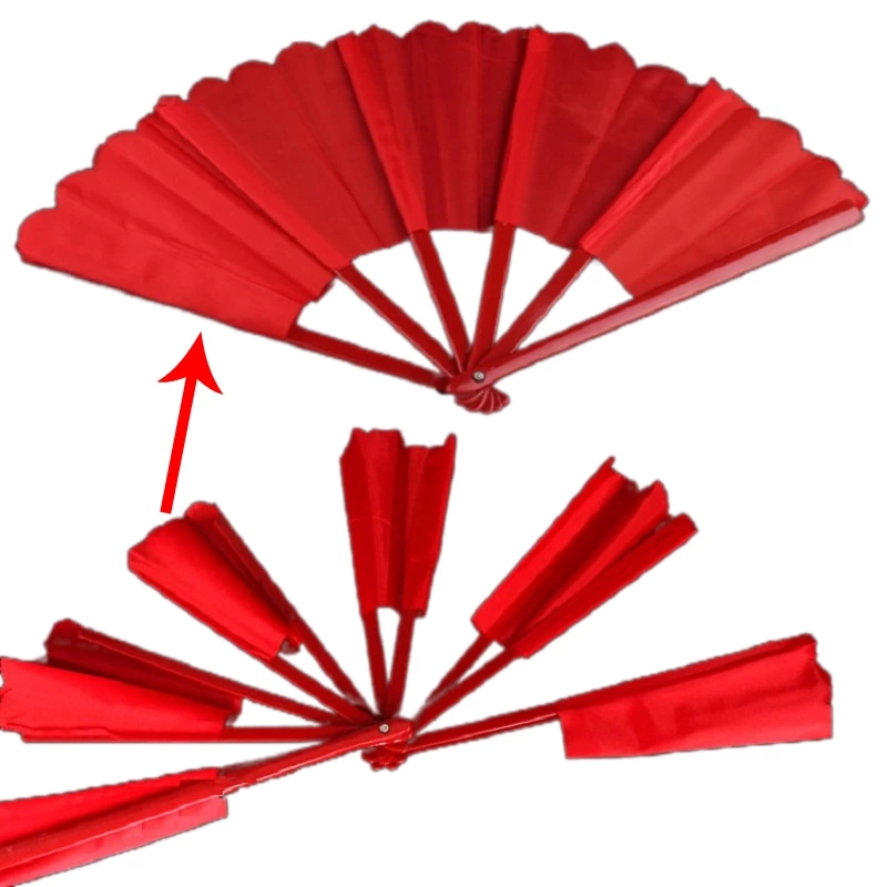 Tek Hamle İle Parçalanıp Geri Toplanabilen Efsane Yelpaze Sihir Oyunu Kırmızı - Görsel 2