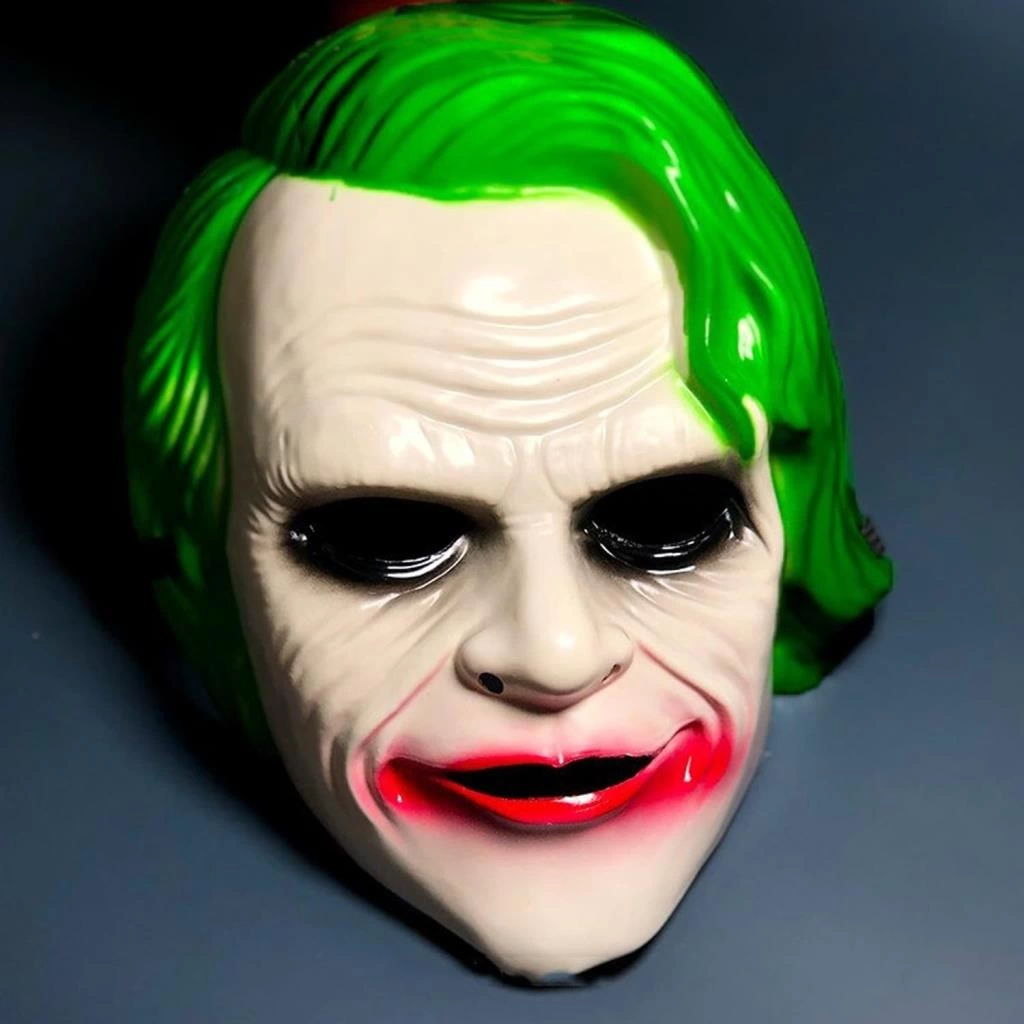The Dark Knight Joker Maskesi Eğlenceli Cosplay ve Etkinlik Aksesuarı - Görsel 2