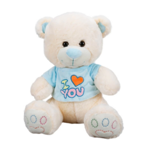 Eğitici Çocuk Tişörtlü Peluş Ayı 40 cm.