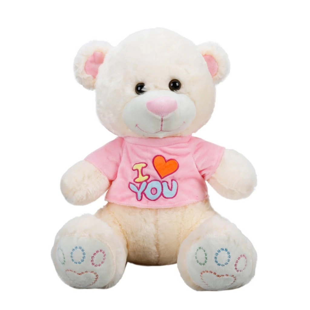 Eğitici Çocuk Tişörtlü Peluş Ayı 40 cm. - Görsel 2