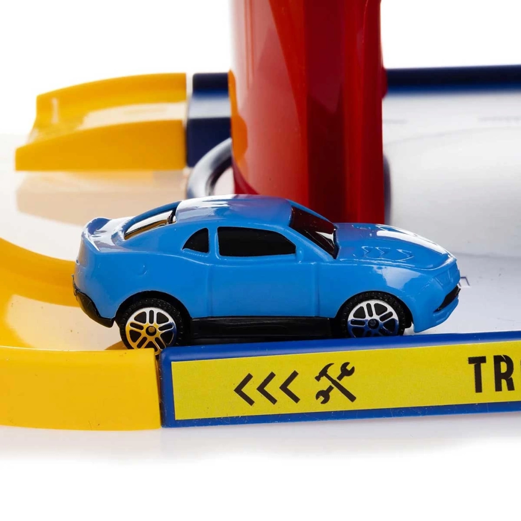 Çocuk Toyflyer17ParçaOtoparkGarajSeti - Görsel 4