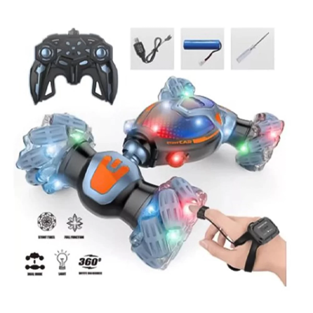 Transform Stunt Car Kumandalı Şarjlı Akrobat Araba LH-C048-3 - Görsel 3