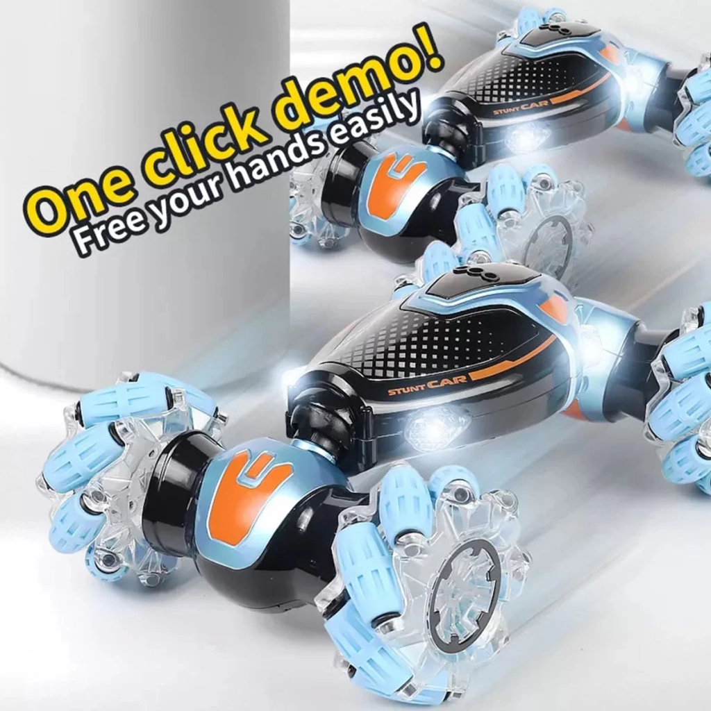 Transform Stunt Car Kumandalı Şarjlı Akrobat Araba LH-C048-3 - Görsel 4