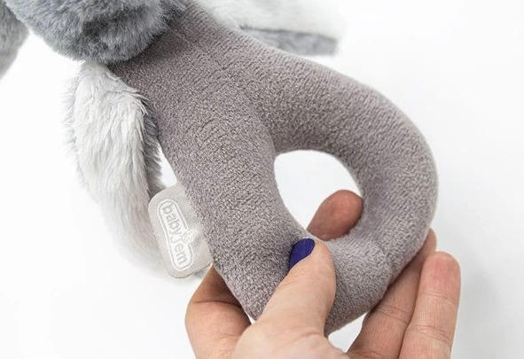 Tutmalı Peluş Mini Tavşan 842 Gri - Görsel 5