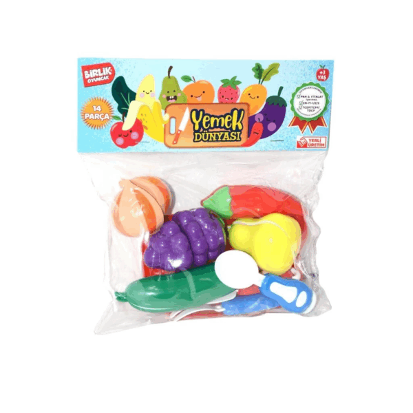URT007-PVC-2AB Yemek Dünyası Meyve Kesme Seti - Görsel 2