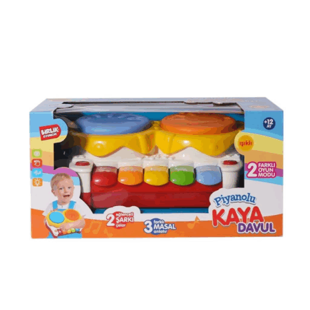 URT032-001 İkili Kaya Davul Seti -Birliktoys