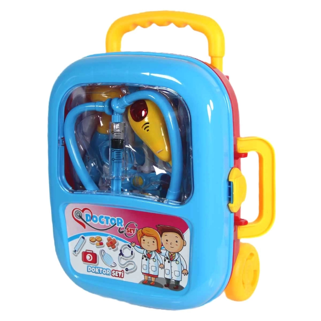 Çocuk Valizli Aksesuarlı Doktor Seti - Görsel 3