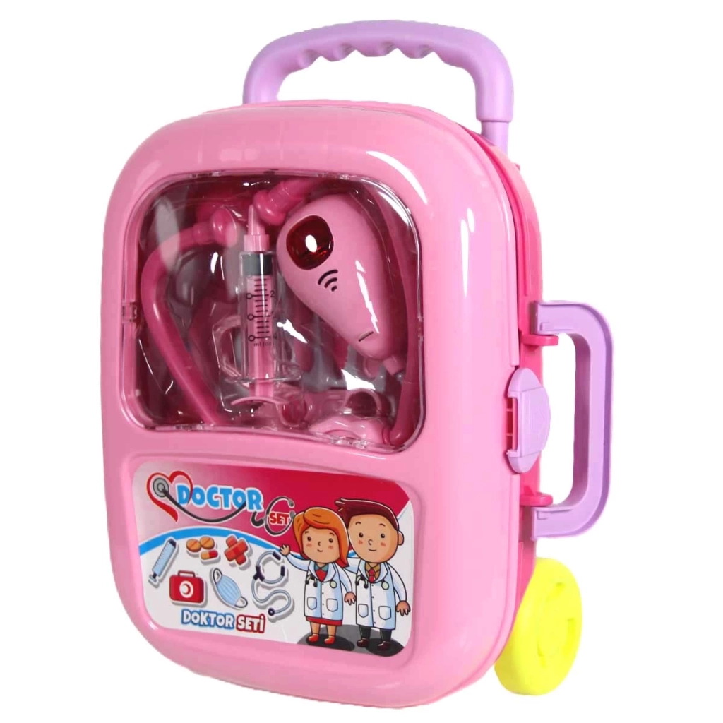 Çocuk Valizli Aksesuarlı Doktor Seti - Görsel 4