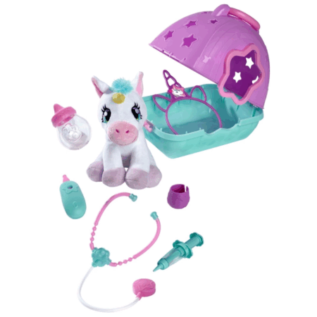 Çocuk Vet Case with Plush Unicorn