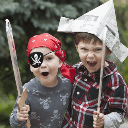 Vinleks Deri Korsan Göz Bandı Lastikli Eğlenceli Parti ve Cosplay Aksesuarı