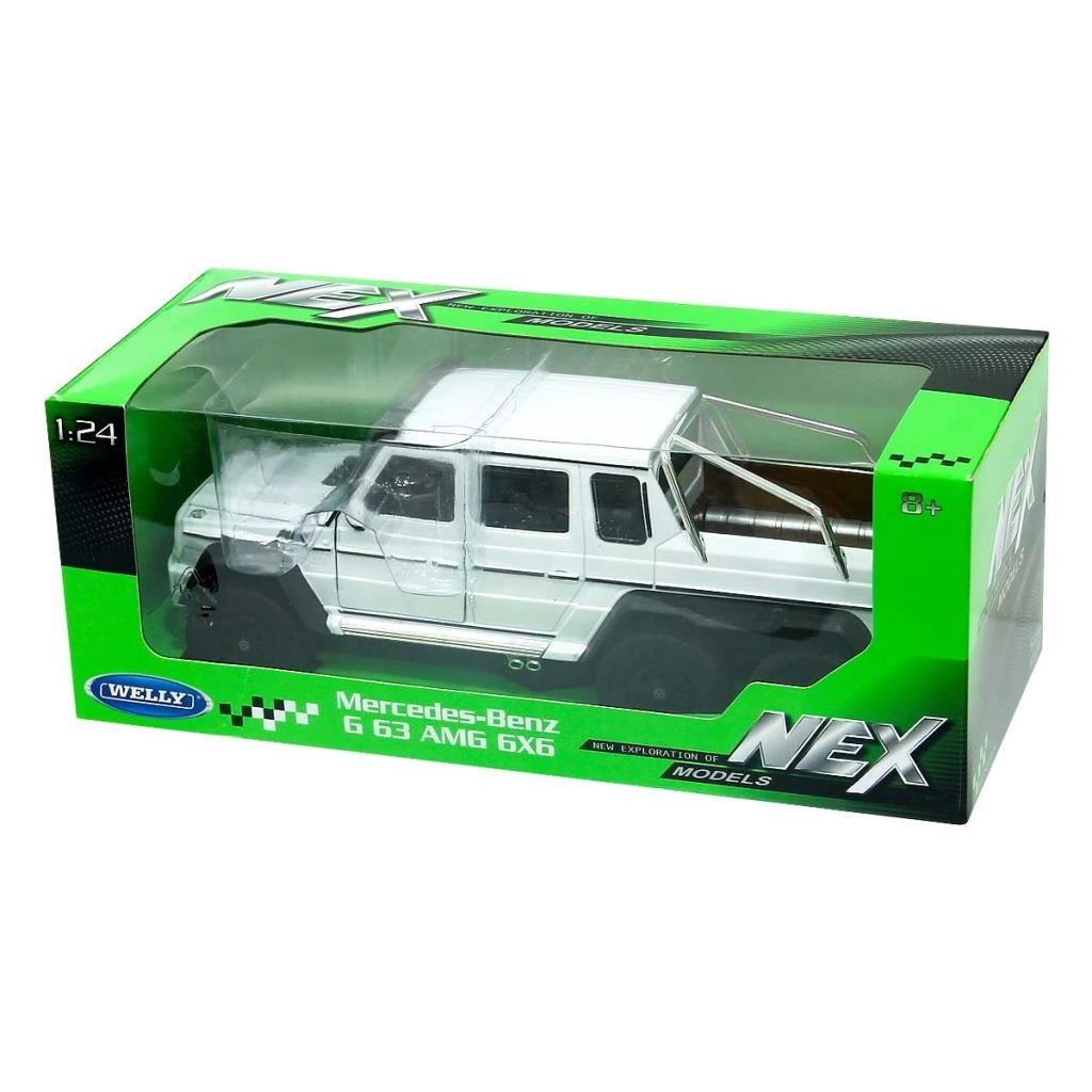 Çocuk Welly 1:24 Mercedes G 63 AMG 6X6 - Görsel 4