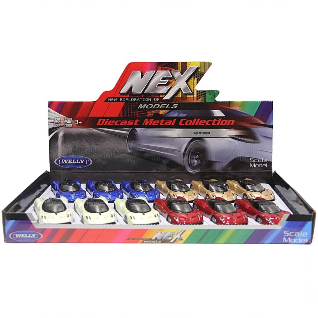 Welly 1:32 Pagani Huayra Çek Bırak Araba - Görsel 2