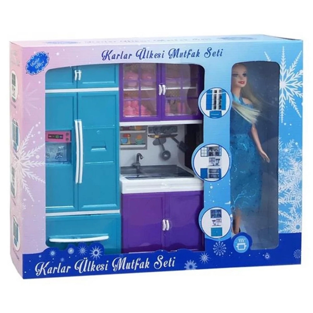 Çocuk Oydaş Karlar Ülkesi 2'li Dolap Lavabo 2334 - Görsel 2