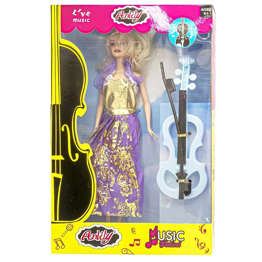 Çocuk Oydaş Anlily Kemanlı Bebek 2275 - Görsel 3