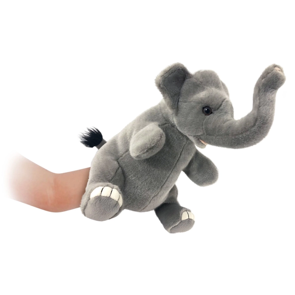 Çocuk Fil Kukla 26 cm - Görsel 4