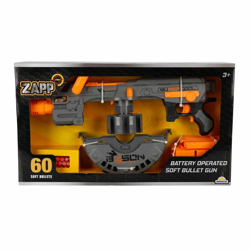 Zapp Toys 60 Mermili Sünger Dart Atan Silah 54 cm - Görsel 5