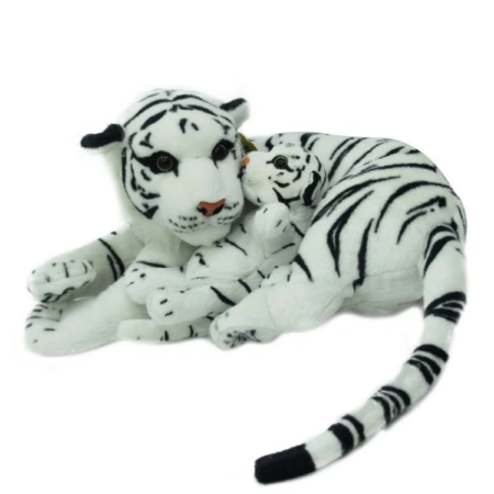 Çocuk Sunman Peluş Kaplan Anne Ve Yavrusu