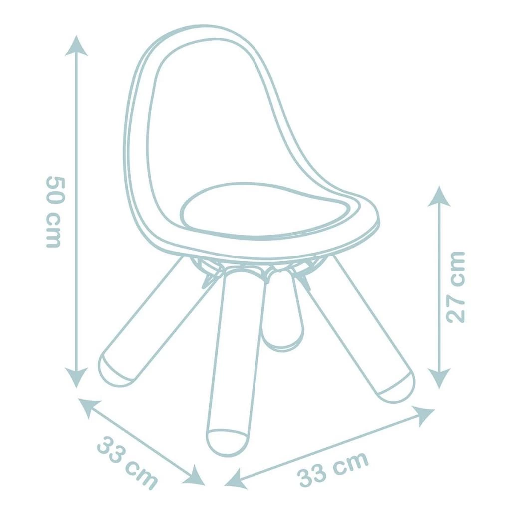 7600140312 Pembe Sandalye -Smoby - Görsel 4