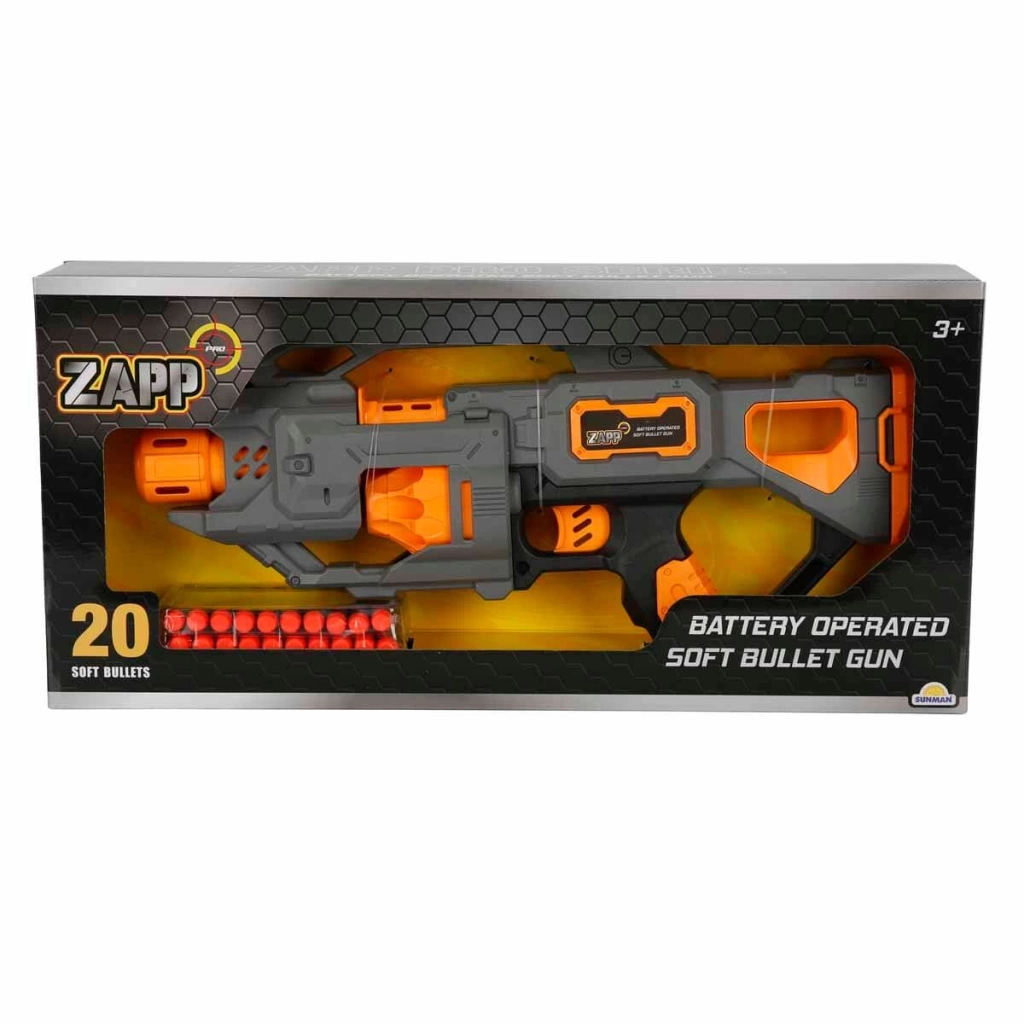 Zapp Toys 20 Mermili Sünger Dart Atan Silah 45 cm - Görsel 5
