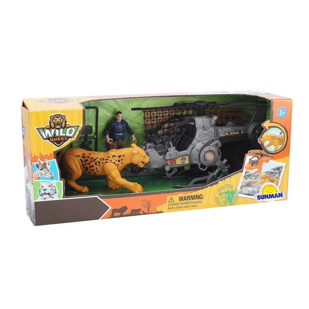 Wild Quest Leopar Kurtarma Oyun Seti - Görsel 3