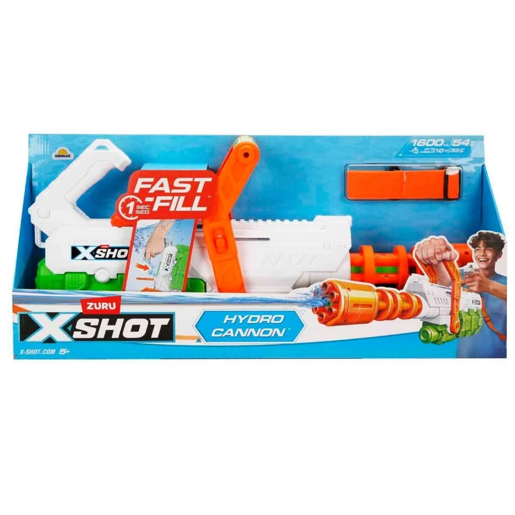 Eğitici Oyuncak X-Shot Fast-Fill Hydro Cannon Su Tabancası 62 cm - Görsel 5