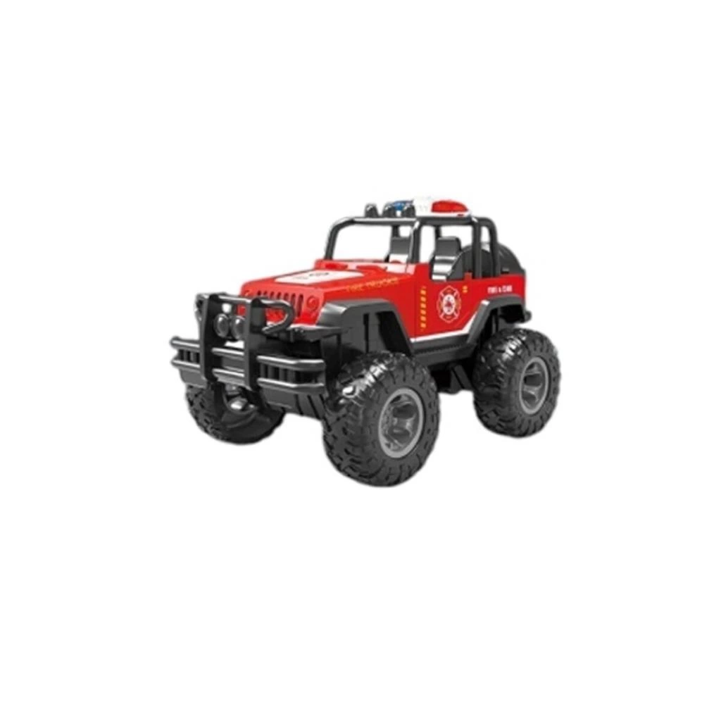 Eğitici Oyuncak XFG-989-107 -Vardem Çek Bırak Üstü Açık Bigfoot Off-Road Polis Jeep - Görsel 3