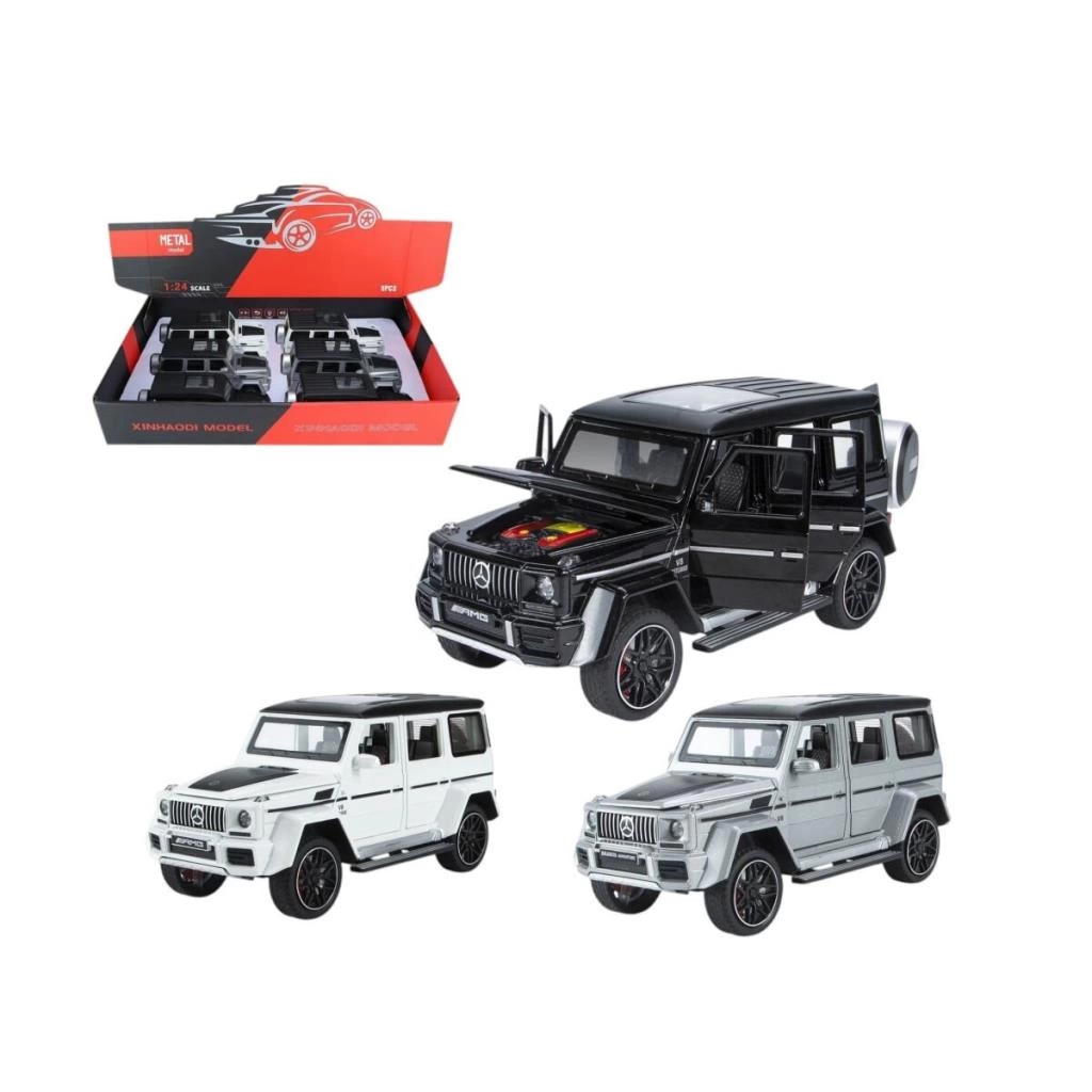 Eğitici Oyuncak XHD-B2425 -Vardem Çek Bırak şıklı ve Sesli Kapıları Açılan G Jeep 1:24 - Görsel 3