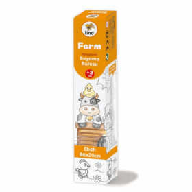 Yapışkanlı Boyama Rulosu Farm 86 x 20 cm