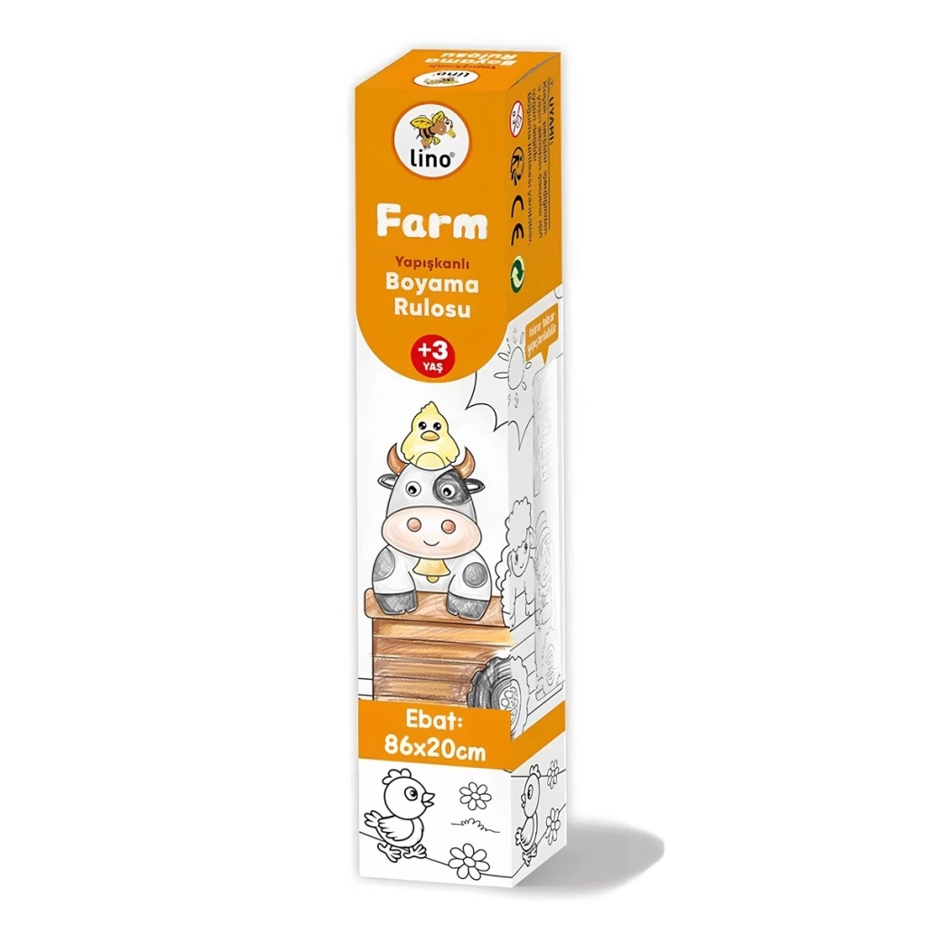 Yapışkanlı Boyama Rulosu Farm 86 x 20 cm - Görsel 2