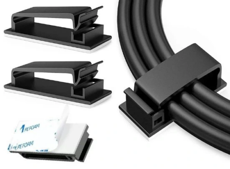 Eğitici Oyuncak Yapışkanlı Kablo Düzenleyici Klips 4lü Set