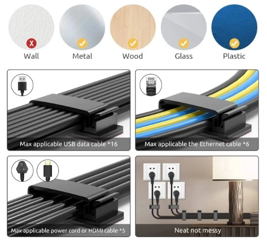 Eğitici Oyuncak Yapışkanlı Kablo Düzenleyici Klips 4lü Set - Görsel 3