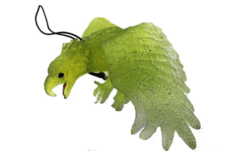 Çocuk Yeşil Renk Yumuşak Plastik Şaka Kartal Yarasa Anahtarlık Şaka Malzemesi