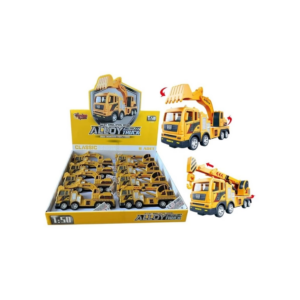 Eğitici Çocuk YH-711-54A SÜRTMELİ METAL 1:50 SARI VİNÇ VE