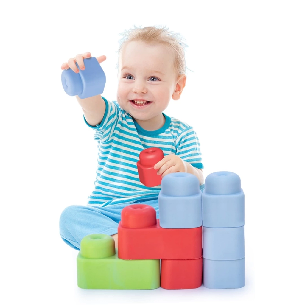 Eğitici Çocuk Yumuşak Big Bloklar Çanta 24 Parça - Görsel 2