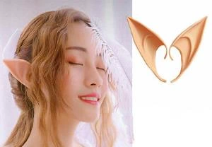 Eğitici Oyuncak Yumuşak Malzemeden İmal Lateks Elf Kulağı 1 Çift 10x5 cm - Görsel 3