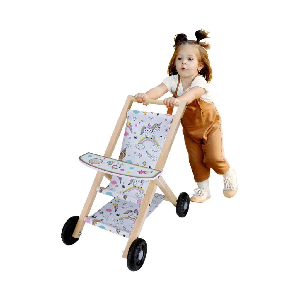 ÇG71 Okutan, Ahşap Bebek Arabası - Görsel 2