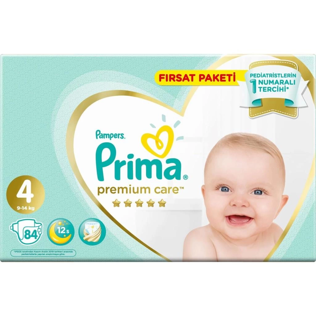 Prima Premium Care Bebek Bezi Fırsat Paketi 4 Beden 84 Adet - Görsel 2
