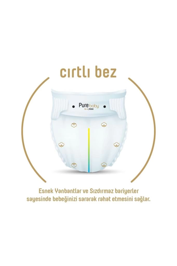 Sleepy Pure Baby Organik Bebek Bezi Jumbo 6 Beden 15-27 Kg 32 Adet - Görsel 2