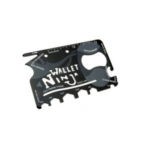 Ninja Wallet Survival Acil Durum Kiti / Kartı - 18 İn 1