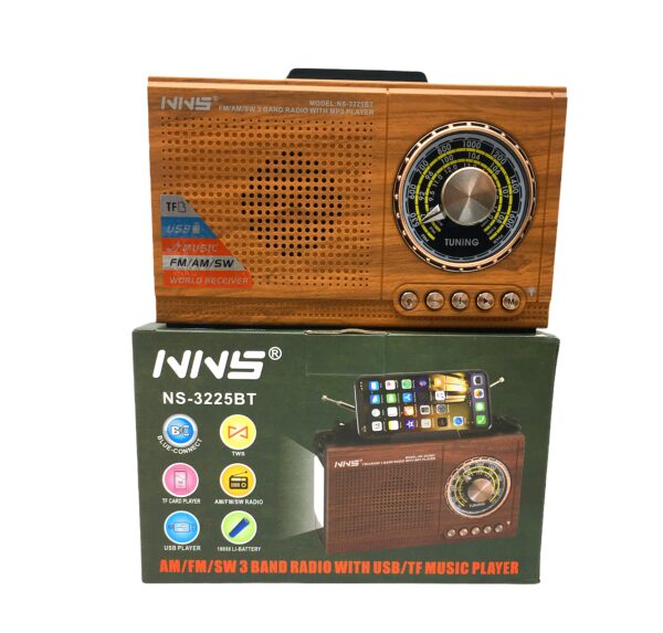 NNS NS-3225BT SD/USB/FM FENERLİ NOSTAJİ ŞARJLI PL-4142 (K0)