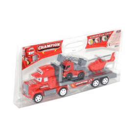 Çocuk NZM-402 İtfaiye Aracı Taşıyıcı Şapkalı Tır