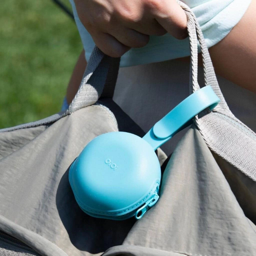 OiOi Pod Silikon Emzik Kutusu Mineral Blue - Görsel 3