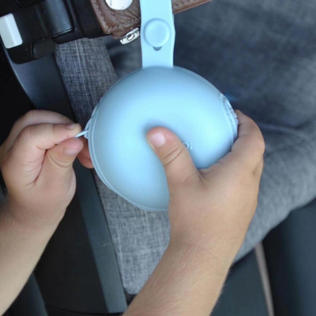 OiOi Pod Silikon Emzik Kutusu Mineral Blue - Görsel 4