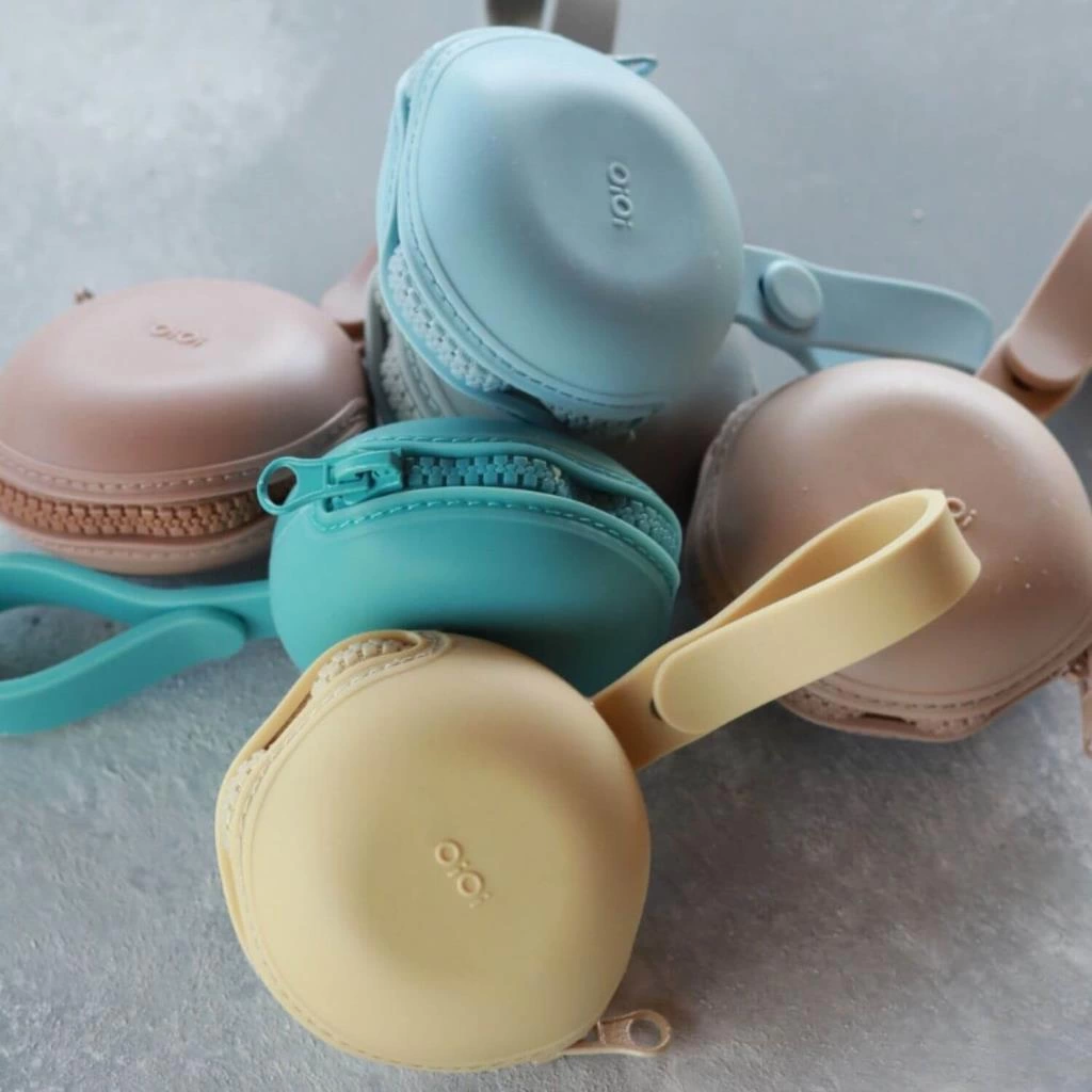 Çocuk OiOi Pod Silikon Emzik Kutusu Velvet Rose - Görsel 2