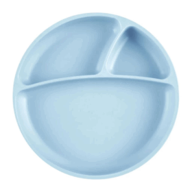 OiOi Porsiyon Vakum Tabanlı Silikon Tabak Mineral Blue