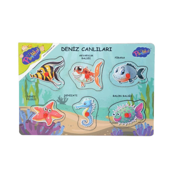 ONY-331 332 Ahşap Tutmalı Deniz Canlıları - Görsel 2